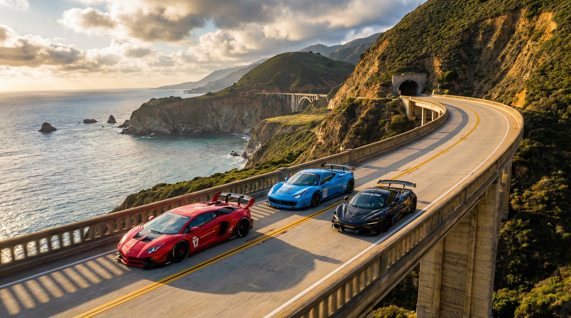 海角海岸公路跑车视频